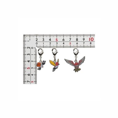 POKEMON CENTER LLAVERO METAL SET FLETCHLING - 2