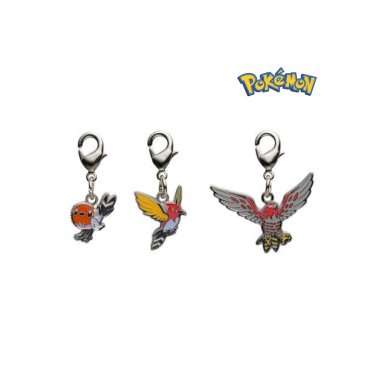 POKEMON CENTER LLAVERO METAL SET FLETCHLING - 3