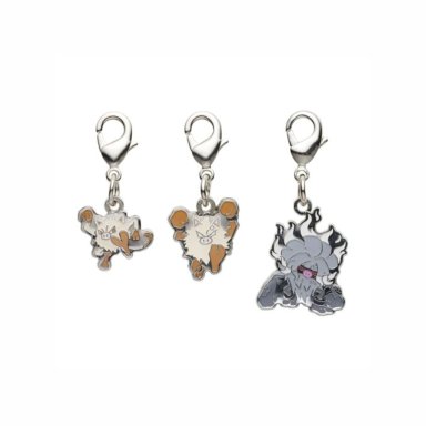 POKEMON CENTER LLAVERO METAL SET MANKEY