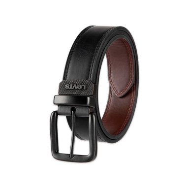 CORRE REVERSIBLE LEVIS CASUAL BLACK BROWN TALLA 32