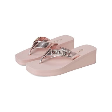 SANDALIA GUESS ELOWEN LIGHT PINK DAMA TALLA 6 - 6