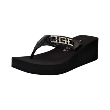 SANDALIA GUESS ELOWEN BLACK DAMA TALLA 5 - 1
