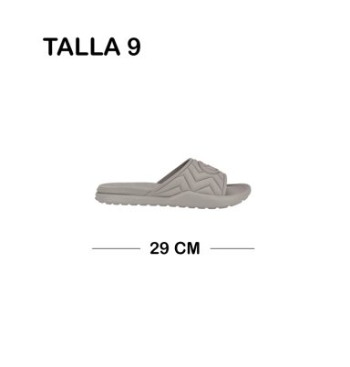 SANDALIA GUESS MOLIANO LIGHT GRAY HOMBRE TALLA 9 - 2