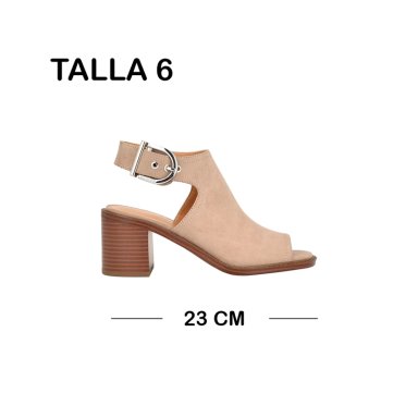 SANDALIA TOMMY HILFIGER FINEYA TAUPE DAMA TALLA 6 - 2