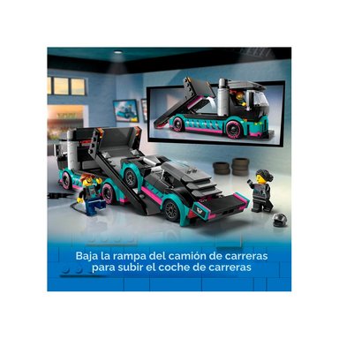 LEGO CITY RACE CAR AND CAR CARRIER TRUCK 60406 - 3