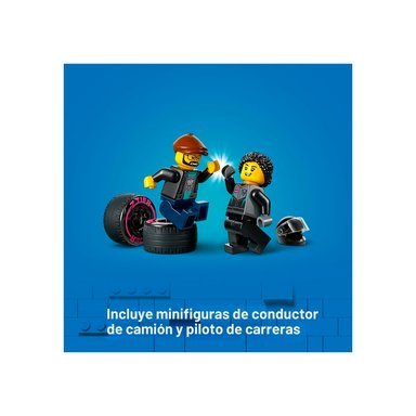 LEGO CITY RACE CAR AND CAR CARRIER TRUCK 60406 - 5