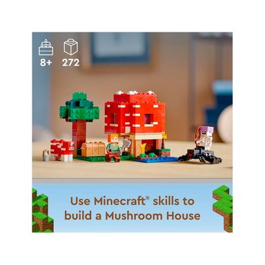 LEGO MINECRAFT THE MUSHROOM HOUSE BUILDING 21179 - 3