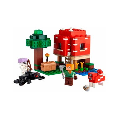 LEGO MINECRAFT THE MUSHROOM HOUSE BUILDING 21179 - 4