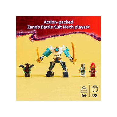 LEGO NINJAGO ZANES BATTLE SUIT MECH NINJA TOY 71827 - 2