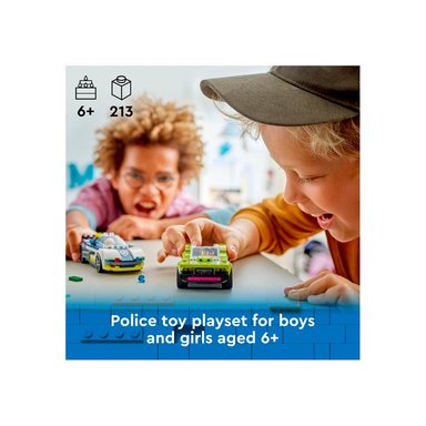 LEGO CITY POLICE CAR AND MUSCLE CAR CHASE 60415 - 2