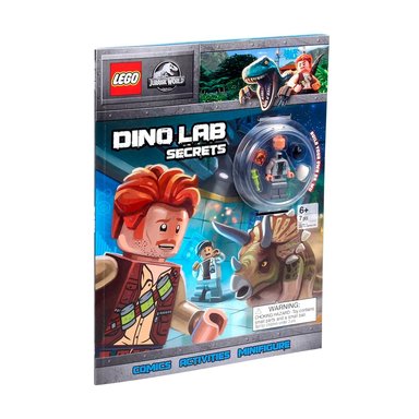 LEGO JURASSIC WORLD DINO LAB SECRETS LIBRO CON ACTIVIDADES - 5