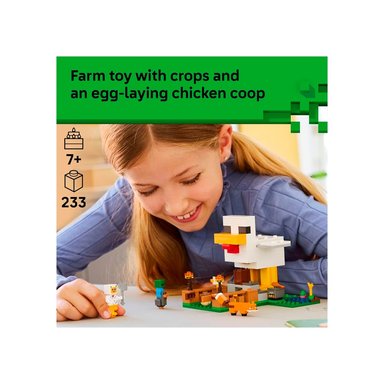 LEGO MINECRAFT CHICKEN FARM BUILDING 21585 - 2