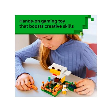 LEGO MINECRAFT CHICKEN FARM BUILDING 21585 - 4