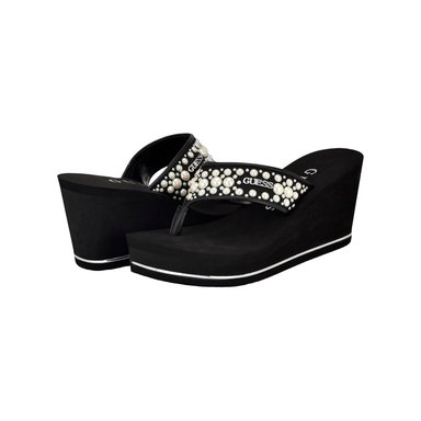 SANDALIA GUESS DAMA SILUS BLACK TALLA 5 - 6