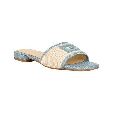 SANDALIA GUESS DAMA TAMPA BLUE TALLA 5 5 - 1