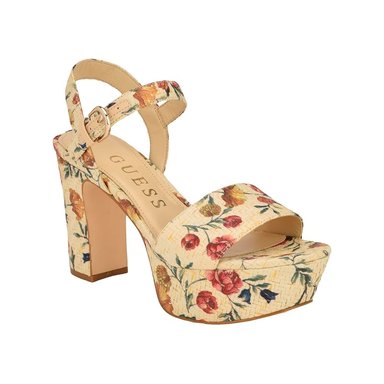 SANDALIA GUESS DAMA HALDEM FLORES TALLA 6 - 1