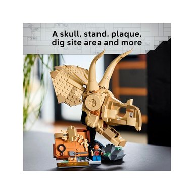 LEGO JURASSIC WORLD DINOSAUR FOSSILS TRICERATOPS 76969 - 3