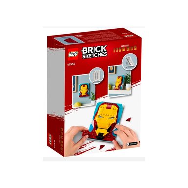 LEGO BRICK SKETCHES MARVEL IRON MAN 40535 - 4