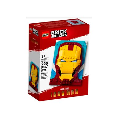 LEGO BRICK SKETCHES MARVEL IRON MAN 40535 - 5