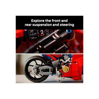 LEGO TECHNIC DUCATI PANIGALE V4 S MOTORCYCLE 42202 - 3