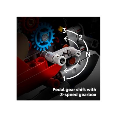 LEGO TECHNIC DUCATI PANIGALE V4 S MOTORCYCLE 42202 - 4