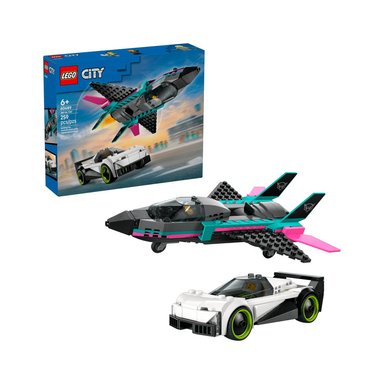 LEGO CITY JET VS CAR BUILDING 60489 - 1