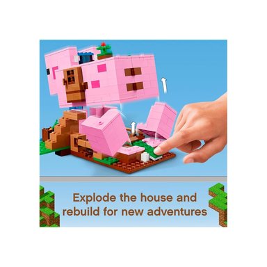 LEGO MINECRAFT THE PIG HOUSE 21170 - 3