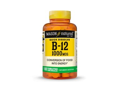 VITAMINA B12 1000 MCG - MASON SUBLINGUAL - (100 TAB)