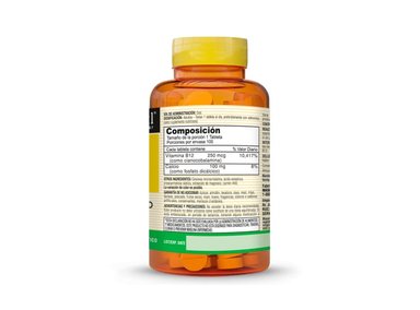 VITAMINA B12 250 MCG - MASON NATURAL - (100 TAB) - 3