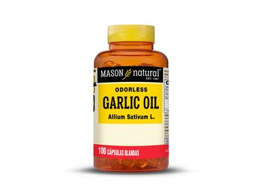 ACEITE DE AJO 500 MG - MASON NATURAL - (100 SOFTG)