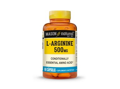 L-ARGININA 500 MG - MASON NATURAL - (60 CÁP)