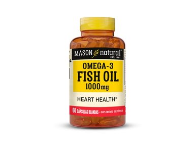 OMEGA 3 CON ACEITE DE PESCADO 1000 MG - MASON NATURAL - (60 SOFTG)