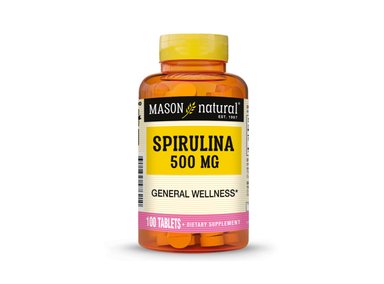 ESPIRULINA 500 MG - MASON NATURAL - (100 TAB)
