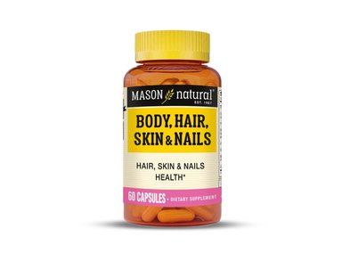 MULTIVITAMÍNICO PARA CABELLO, PIEL Y UÑAS - MASON NATURAL - (60 CÁP)