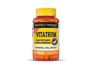VITATRUM MULTIVITAMÍNICO Y MULTIMINERAL - MASON NATURAL - (130 TAB)