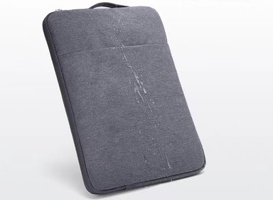 MALETÍN HYGGE TECH FUNDA IMPERMEABLE LAPTOP HASTA 15.6” PLATEADO - 3