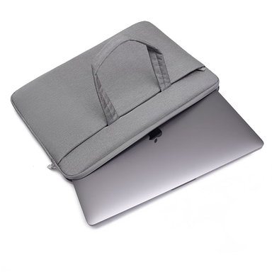 MALETÍN HYGGE TECH IMPERMEABLE LAPTOP HASTA 15.6” PLATEADO CON ASAS - 4