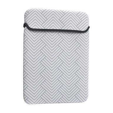 FUNDA TG EQUIPMENT LAPTOP REVERSIBLE HASTA 16” CON DISEÑO BLANCO GRIS - 3
