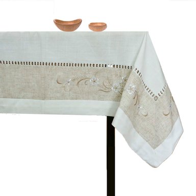 MANTEL BONIKASA RECTANGULAR BORDADO ELINO 220 X 150 CM MULTICOLOR