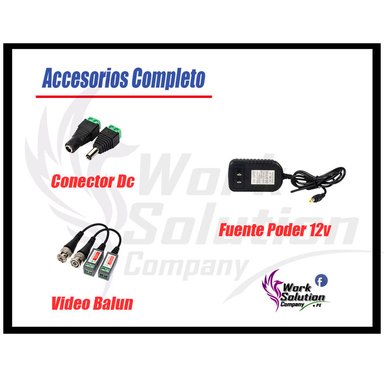 KIT 4 CÁMARA SEGURIDAD HIKVISION FULL HD 1080P + CABLE HDMI - 5