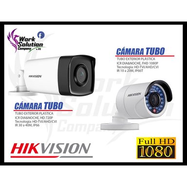 KIT 2 CÁMARA SEGURIDAD HIKVISION EXTERIOR FULL HD 1080P + DISCO 1 TB - 4