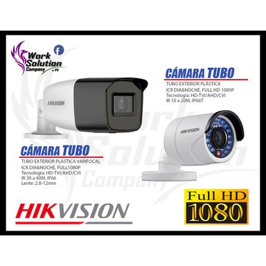 KIT 2 CÁMARA SEGURIDAD HIKVISION EXTERIOR FULL HD 1080P + DISCO 500 GB - 4