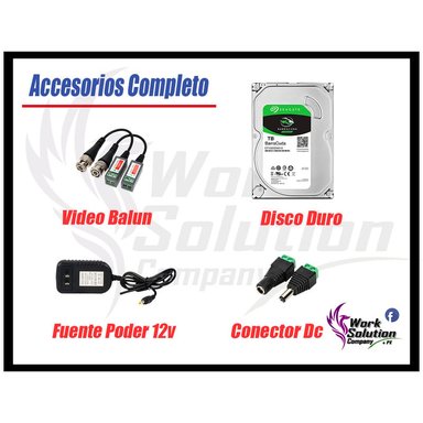 CÁMARA SEGURIDAD HIKVISION KIT 4 FULL HD CON AUDIO INCORPORADO DISCO 1TB | LUZ HIBRIDA  LITE - 5