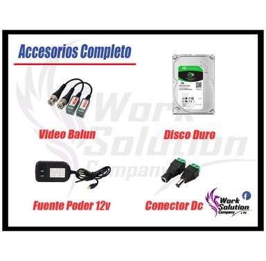 KIT 4 CÁMARA SEGURIDAD HIKVISION FULL HD COLORVU VISION COLOR 2 TB - 5