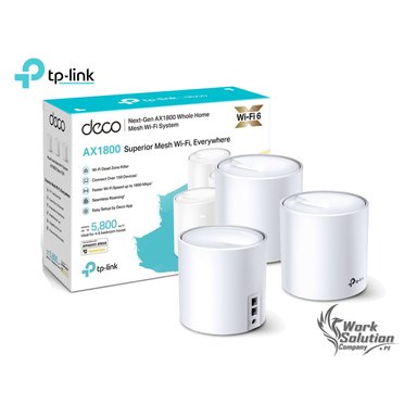 EXTENSOR TP-LINK DECO X20 3 PACK MESH SISTEMA WIFI 6 AX1800