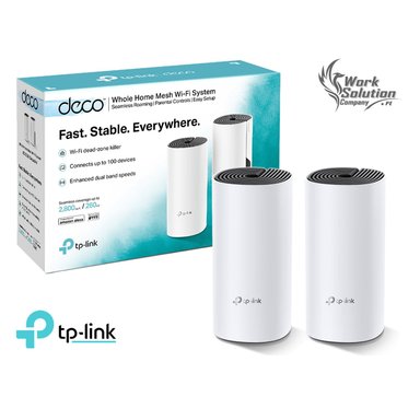 EXTENSOR TP-LINK DECO M4 2 PACK SISTEMA WI-FI 5 GHZ 2,4 GHZ MESH AC1200