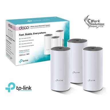EXTENSOR TP-LINK DECO E4 3 PACK AC1200 SISTEMA WI-FI MESH 5 GHZ 2,4 GHZ