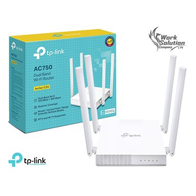 ROUTER TP-LINK TL-ARCHER C24 ARCHER C24 AC750 WIRELESS 5 GHZ 2,4 GHZ DOBLE BANDA
