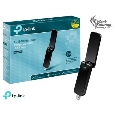 ADAPTADOR USB TP-LINK TL-ARCHER T4U INALÁMBRICO 2 BANDAS ARCHER T4U AC1300