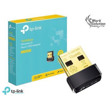 ADAPTADOR USB TP-LINK TL-WN725N NANO INALÁMBRICO 2,4 GHZ 150MBPS